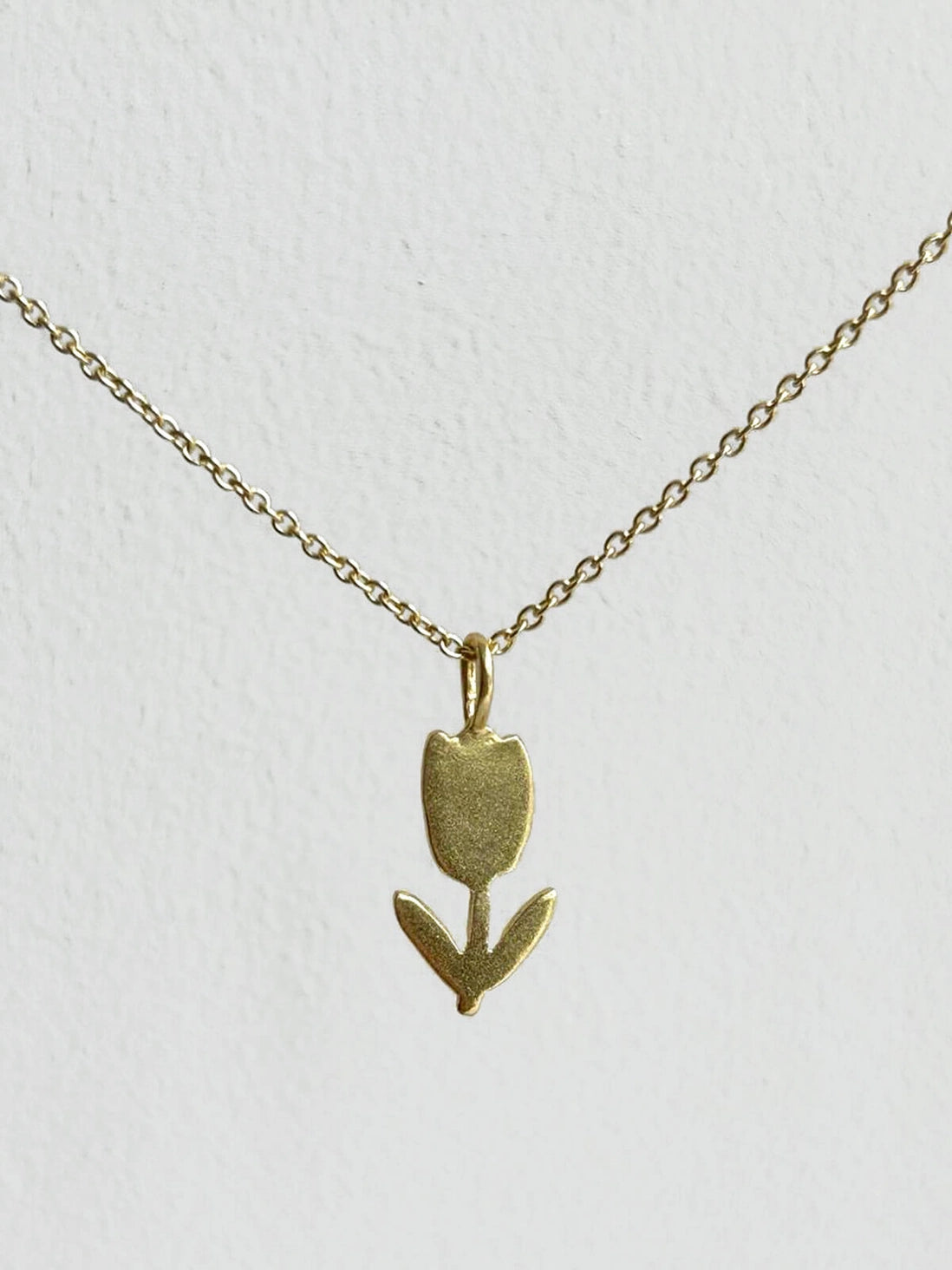 Gold Flower Necklace (Tiny)