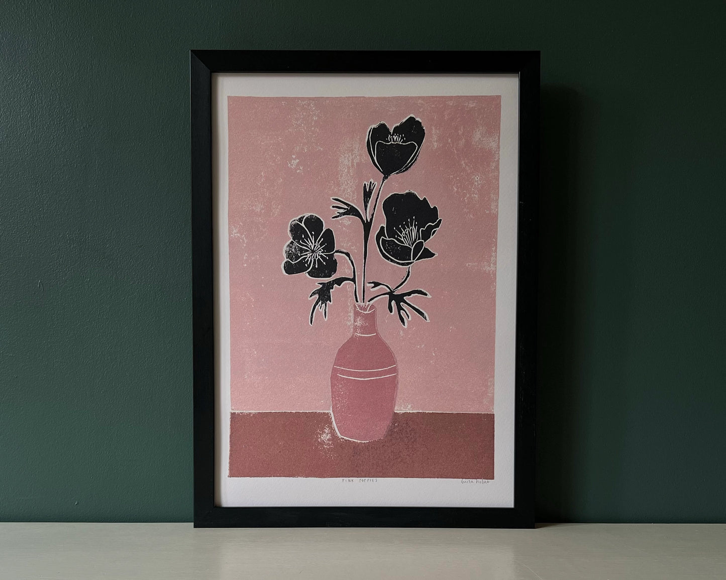 Pink Poppies Art Print