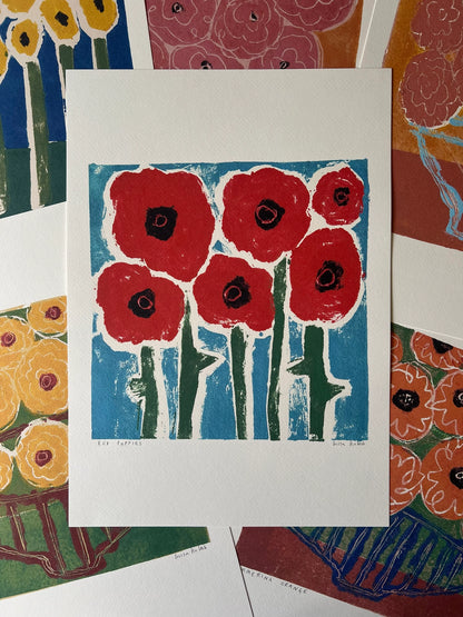 Red Poppies Art Print