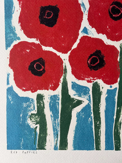 Red Poppies Art Print