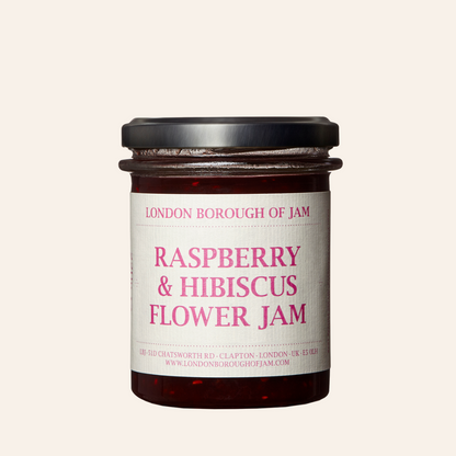 Rasbberry and hibiscus jam