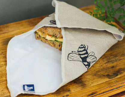 Reusable sandwich wrap