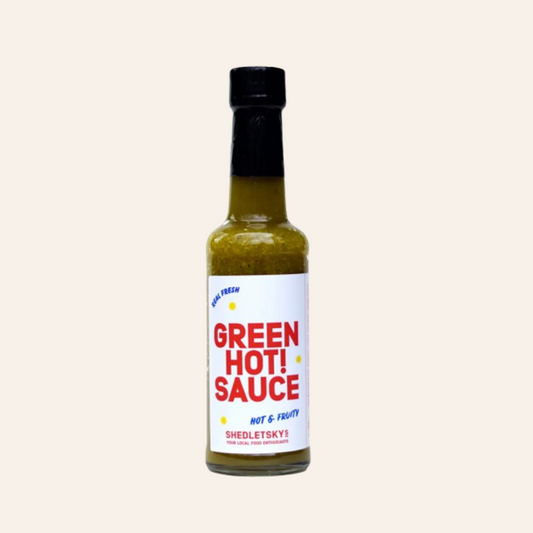 green hot sauce pack